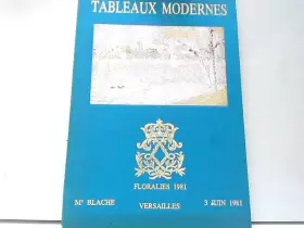Couverture du produit · Tableaux modernes Floralies 1981 Versailles