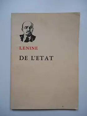 Couverture du produit · Lénine De l'état / Lenine / Réf68734