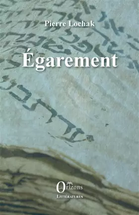 Couverture du produit · Égarement