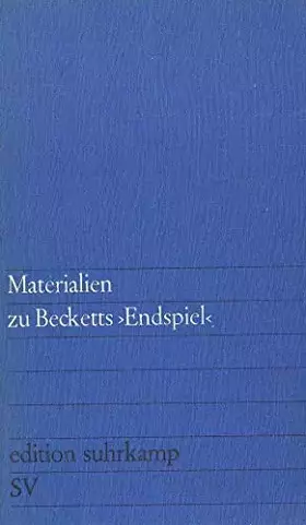 Couverture du produit · Materialien zu Becketts "Endspiel"