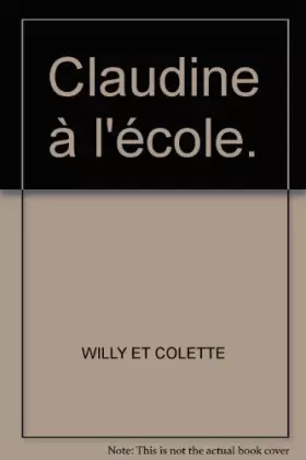 Couverture du produit · Claudine à l'école.