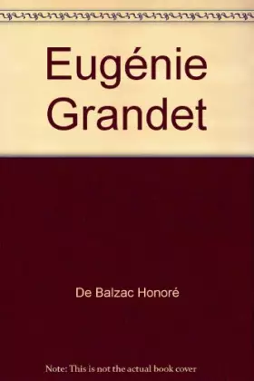 Couverture du produit · eugenie grandet