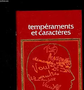 Couverture du produit · Tempéraments et caractères