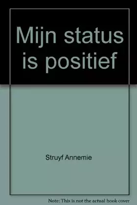 Couverture du produit · Mijn status is positief
