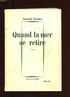 Couverture du produit · Quand la mer se retire.