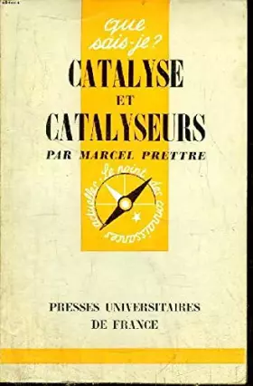 Couverture du produit · Catalyse et catalyseurs