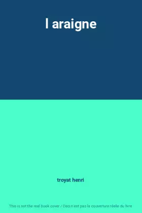 Couverture du produit · l araigne