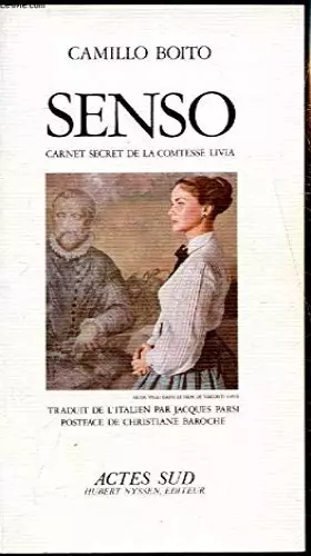 Couverture du produit · Senso: carnet secret de la Comtesse Livia