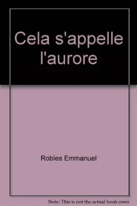 Couverture du produit · Cela s'appelle l'aurore