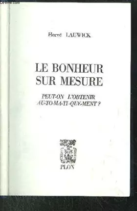 Couverture du produit · le bonheur sur mesure