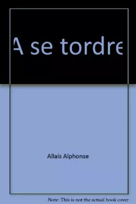 Couverture du produit · A se tordre