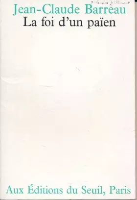 Couverture du produit · la foi d un paien