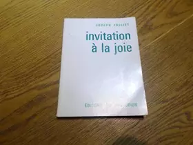 Couverture du produit · invitation a la joie