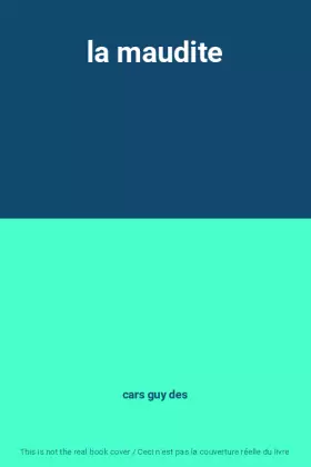 Couverture du produit · la maudite
