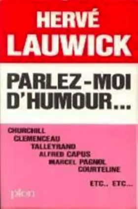 Couverture du produit · parlez moi d humour