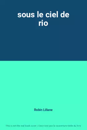 Couverture du produit · sous le ciel de rio