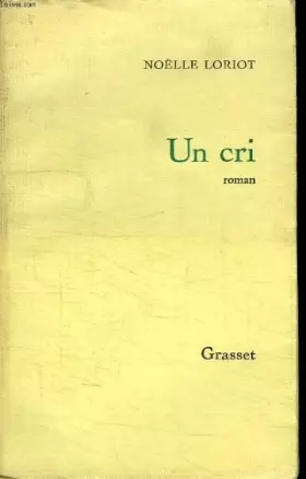 Couverture du produit · un cri