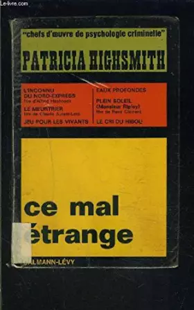 Couverture du produit · ce mal etrange