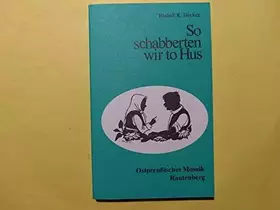 Couverture du produit · So schabberten wir to Hus