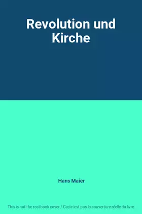 Couverture du produit · Revolution und Kirche
