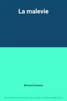 Couverture du produit · La malevie