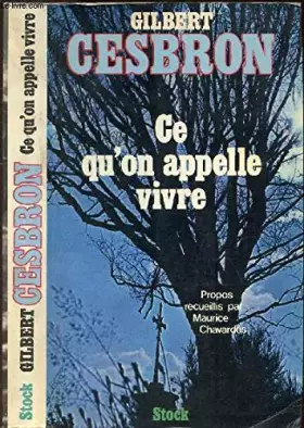 Couverture du produit · ce qu on appelle vivre