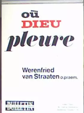 Couverture du produit · Où Dieu pleure