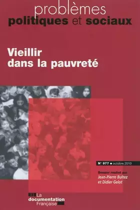 Couverture du produit · Vieillir dans la pauvreté (N.977 Octobre 2010)