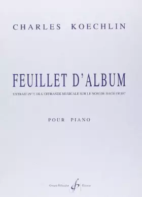 Couverture du produit · FEUILLET D'ALBUM