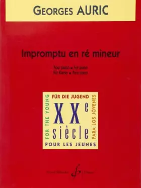 Couverture du produit · Impromptu en Re Mineur