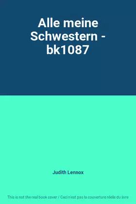 Couverture du produit · Alle meine Schwestern - bk1087