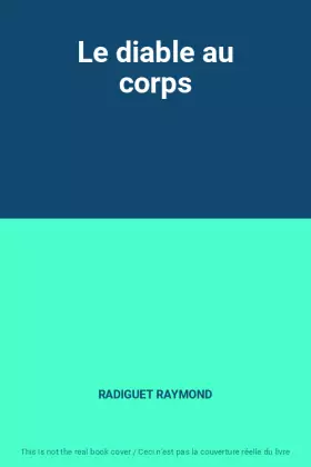 Couverture du produit · Le diable au corps