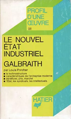 Couverture du produit · Le nouvel état industriel