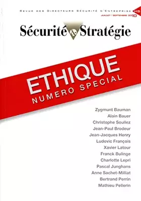 Couverture du produit · ETHIQUE (NUMERO SPECIAL) JUILLET-SEPTEMBRE 2010