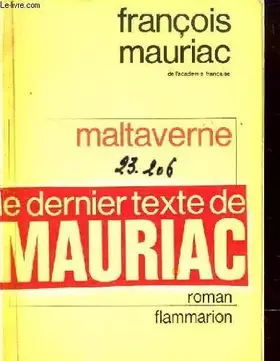 Couverture du produit · Maltaverne