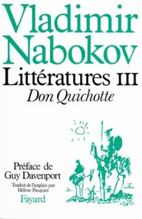 Couverture du produit · Litteratures iii. don quichotte.
