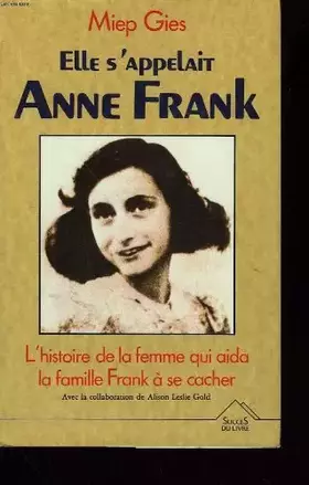 Couverture du produit · Elle s'appelait anne frank.