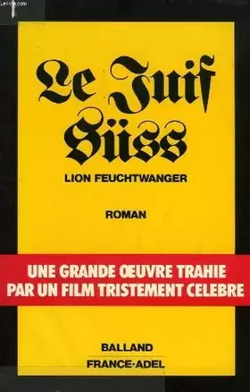 Couverture du produit · Le Juif Süss