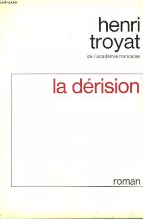 Couverture du produit · La derision.