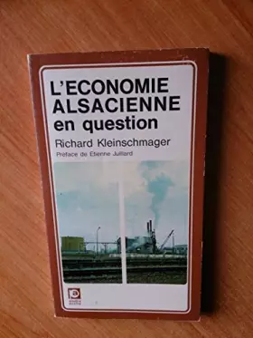 Couverture du produit · L'économie alsacienne en question.