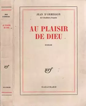 Couverture du produit · Au plaisir de Dieu
