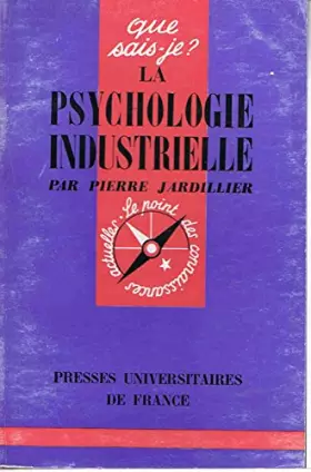 Couverture du produit · La psychologie industrielle.