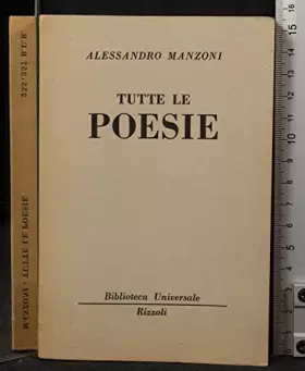 Couverture du produit · Tutte Le Poesie