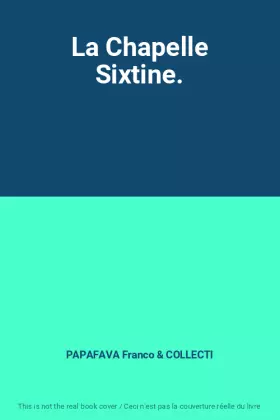 Couverture du produit · La Chapelle Sixtine.