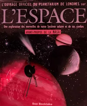 Couverture du produit · L'espace.