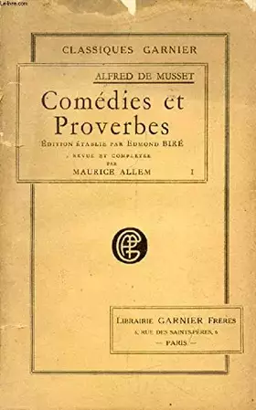 Couverture du produit · Comédies et Proverbes. TOME II