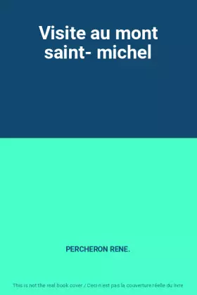 Couverture du produit · Visite au mont saint- michel