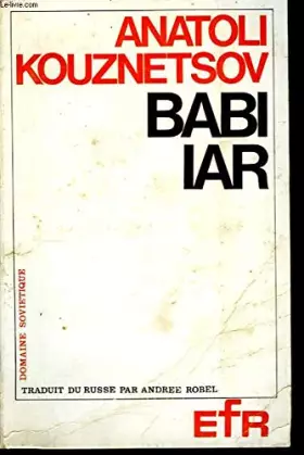 Couverture du produit · Babi iar