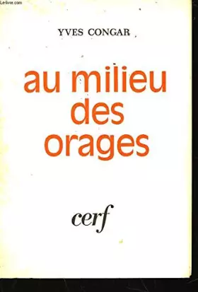 Couverture du produit · Au milieu des orages