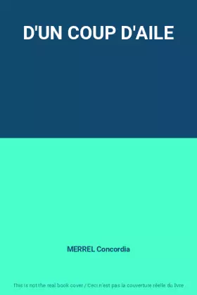 Couverture du produit · D'UN COUP D'AILE